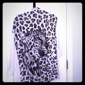 Jacket with tiger on back